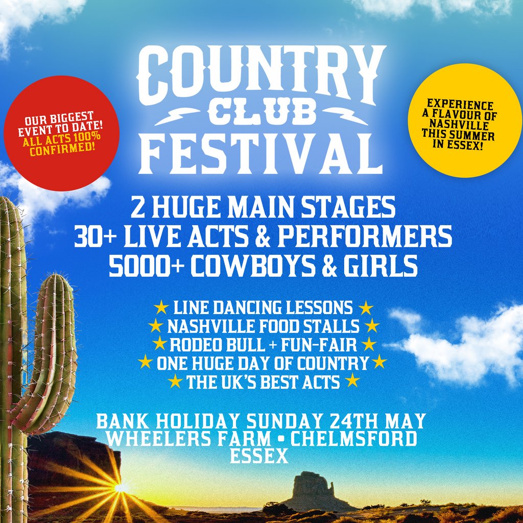 Country Club – Outdoor Country Music Festival – Chelmsford